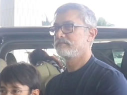 Aamir Khan gets clicked with Kiran Rao and son at the airport