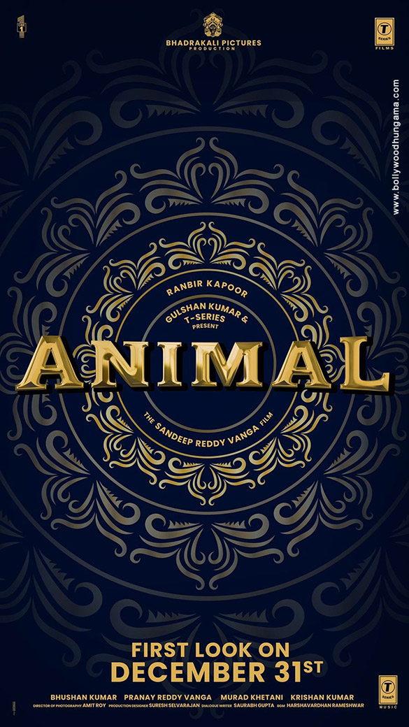 Animal First Look Bollywood Hungama