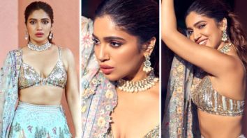 Bhumi Pednekar’s sequin bralette and floral lehenga set by Rahul Mishra is an ensemble that every bridesmaid needs to check out