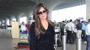 Chitrangda Singh poses for paps in a beautiful black velvet salwar