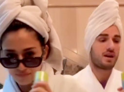 Disha Patani & Aleksandar Alex twin in bathrobe as they groove to music in latest video