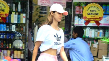 Disha Patani snapped outside in comfy blue outfit by paps