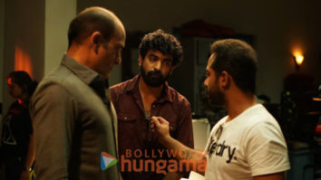 On the sets of the movie Drishyam 2