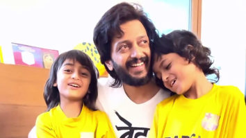 Genelia D’souza and kids surprise Ritiesh Deshmukh on his birthday with the theme of their movie ‘Ved’