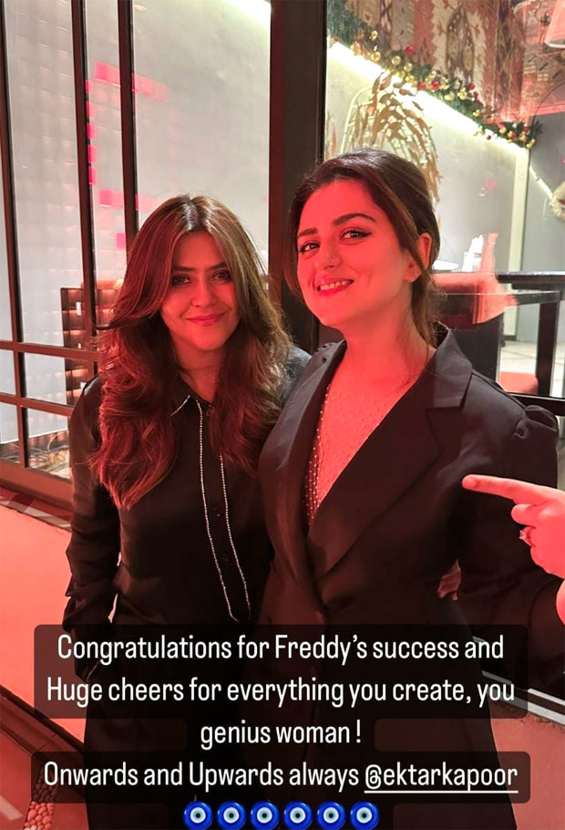 INSIDE PICS: Kartik Aaryan, Alaya F enjoy Ekta Kapoor-hosted success party of Freddy