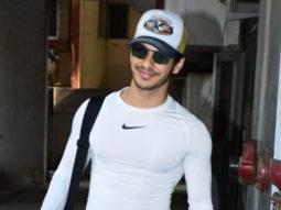 Ishaan Khatter poses for paps post workout session
