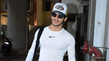 Ishaan Khatter poses for paps post workout session