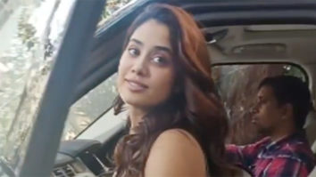 Janhvi Kapoor greets paps post workout session