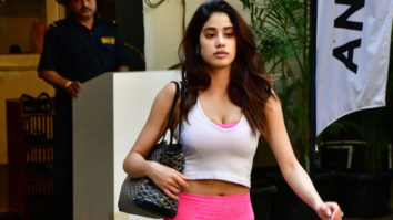 Janhvi Kapoor smiles for paps as she gets clicked outside gym