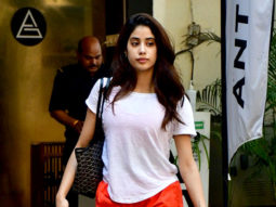 Janhvi Kapoor smiles for paps as she gets clicked outside gym