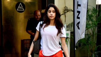 Janhvi Kapoor smiles for paps as she gets clicked outside gym
