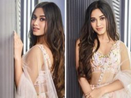 Jannat Zubair looks no less than a princess in a white floral lehenga and see through dupatta