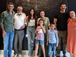 John Abraham poses with wife Priya Runchal in a rare pic which also includes his entire family