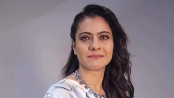 Kajol looks absolutely graceful in a blue outfit