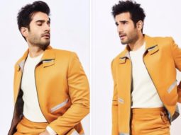 Karan Tacker ups his sartorial game in mustard jacket and pants for Khakee: The Bihar Chapter promotions