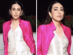 Karisma Kapoor in Payal Khandwala’s handwoven co-ordinated set is perfect outfit for intimate weddings