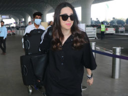 Karisma Kapoor nails her airport look in an all black outfit