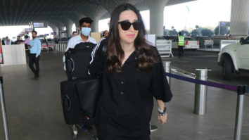 Karisma Kapoor nails her airport look in an all black outfit