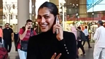 Kubbra Sait’s fun banter with paps at the airport