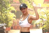 Malaika Arora cheerfully greets paps outside her gym