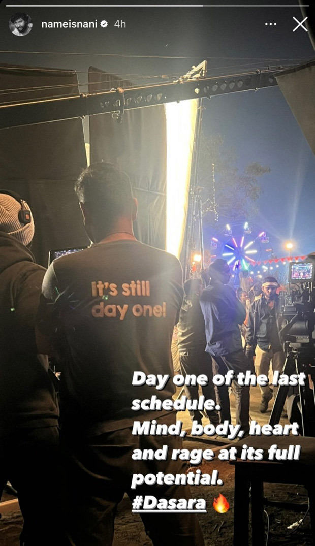 Nani, Keerthy Suresh starrer Dasara begins its last schedule; makers kick off the shoot of the climax