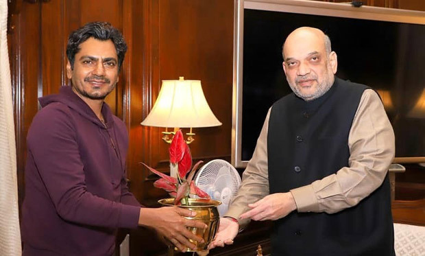 Nawazuddin Siddiqui meets Home Minister Amit Shah in a Courtesy Visit at Delhi