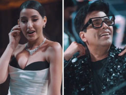 Nora Fatehi saying Kandivali in an accent leaves Karan Johar in splits, watch