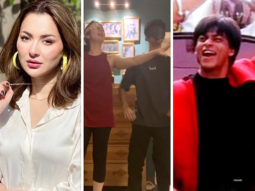 Pakistani actress Hania Aamir attempts to perform hook steps of Shah Rukh Khan’s ‘Chaiyya Chaiyya’, ‘Chammak Challo’, ‘Dard-e-Disco’ blindfolded, watch video
