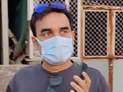 Pankaj Tripathi poses as he gets clicked by paps