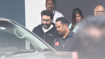Paps capture a glimpse of Abhishek Bachchan at the airport