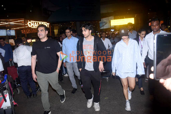 Photos: Arbaaz Khan, Malaika Arora and Arhaan Khan snapped at the airport | Parties & Events