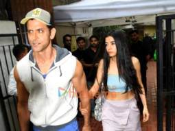 Photos: Hrithik Roshan and Saba Azad snapped in Bandra