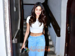 Photos: Janhvi Kapoor snapped outside Krome studios in Bandra
