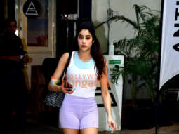 Photos: Janhvi Kapoor snapped outside the gym