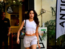 Photos: Janhvi Kapoor spotted outside the gym