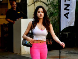 Photos: Janhvi Kapoor spotted outside the gym