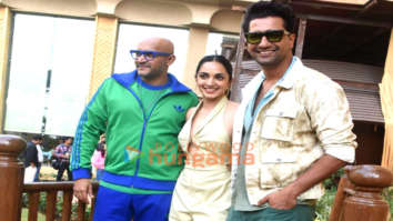 Photos: Kiara Advani, Vicky Kaushal, Shashank Khaitan snapped promoting their film Govinda Naam Mera