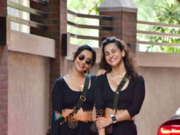 Photos: Neha Sharma and Aisha Sharma snapped in Bandra