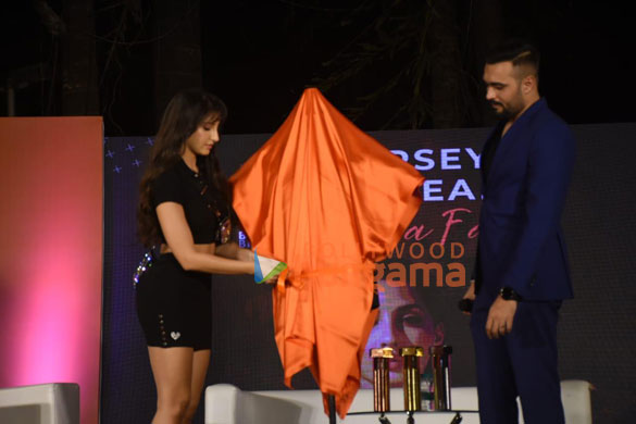 photos nora fatehi snapped at the launch of the tennis premiere league jersey for the delhi team 3