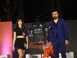 Photos: Nora Fatehi snapped at the launch of the Tennis Premiere League jersey for the Delhi team