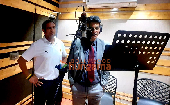 photos rajveer singh snapped at the song recording of his new movie 2