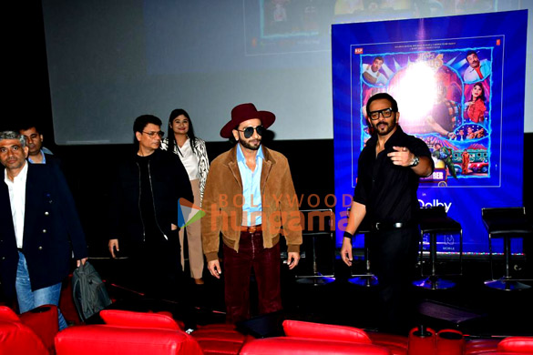 photos ranveer singh and rohit shetty attend the screening of the trailer of cirkus and song launch in dolby atmos 1