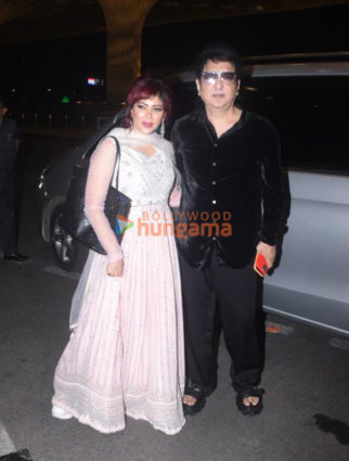 Photos: Sajid Nadiadwala, Warda Khan and Anjali Arora snapped at the airport