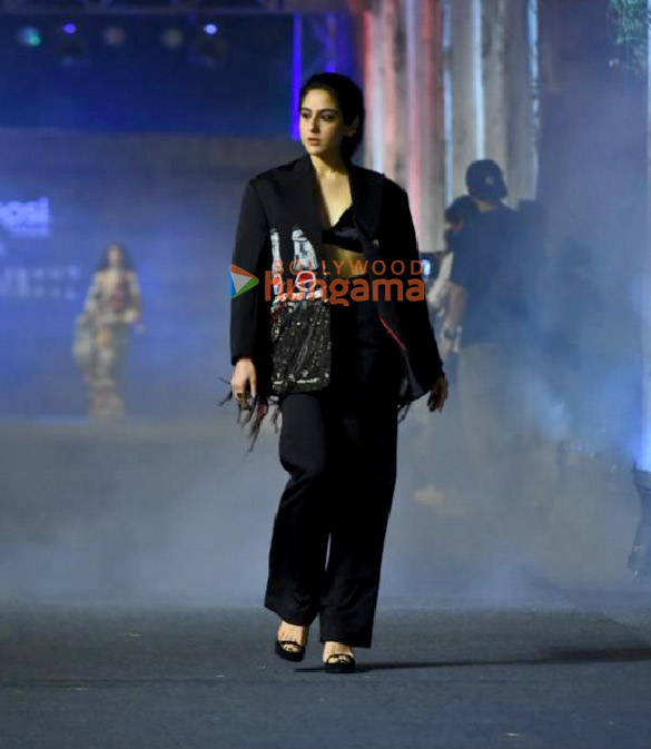 photos sara ali khan walks the ramp as the showstopper for pepsi at a fashion show 2