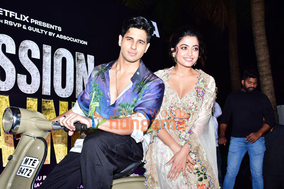 photos sidharth malhotra and rashmika mandanna snapped at mission majnu song launch 1