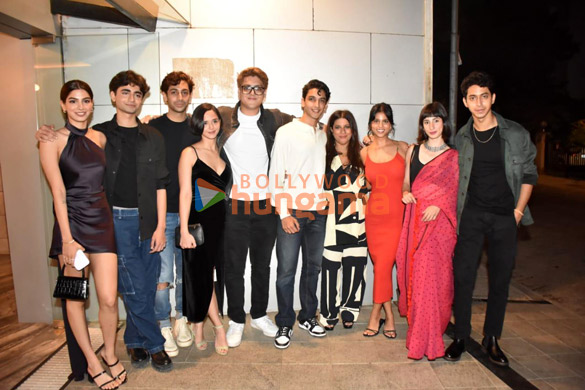 photos suhana khan khushi kapoor agastya nanda zoya akhtar others snapped at the archies wrap up party in bandra 1
