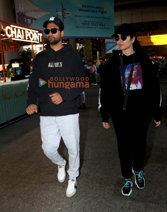 photos vicky kaushal katrina kaif parineeti chopra and others snapped at the airport 1