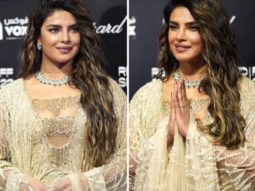 Priyanka Chopra looks like a glamorous queen in a dazzling beige gown as she attends the Red Sea International Film Festival in Saudi Arabia