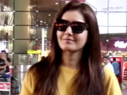 Raashii Khanna chit chats with paps at the airport