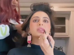 Rakul Preet Singh gives a sneak peek straight from the make up chair